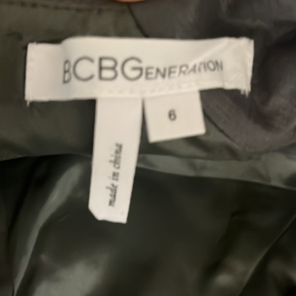 Bcbg Generation Gray Dress With Subtle Shimmer/Me… - image 7